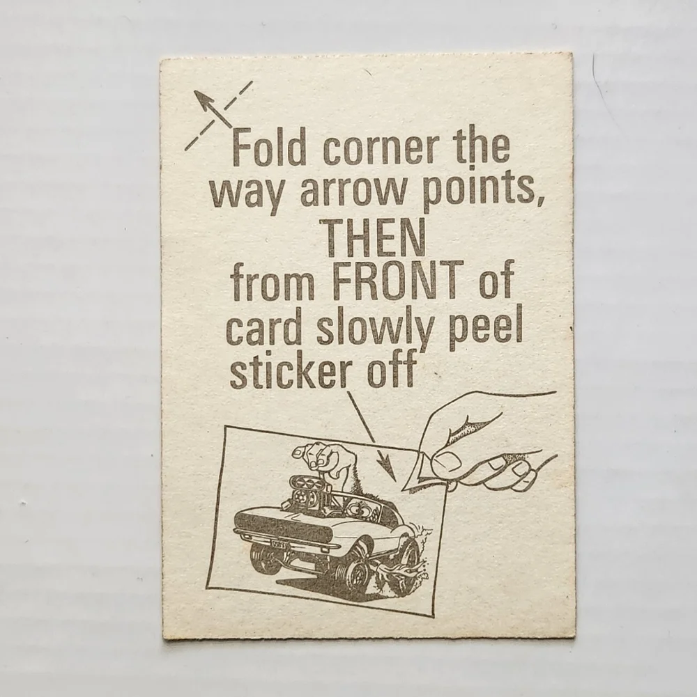 🪓 Vintage 1973 Donruss Odd Rod All Stars - 
